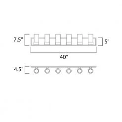 Silo 6-Light Polished Chrome Bath Vanity Light by Maxim Lighting -Maxim Lighting Sales Store polished chrome maxim lighting vanity lighting 23076clftpc c3 1000