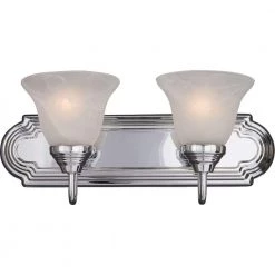 Essentials 2-Light Polished Chrome Bath Vanity Light by Maxim Lighting
