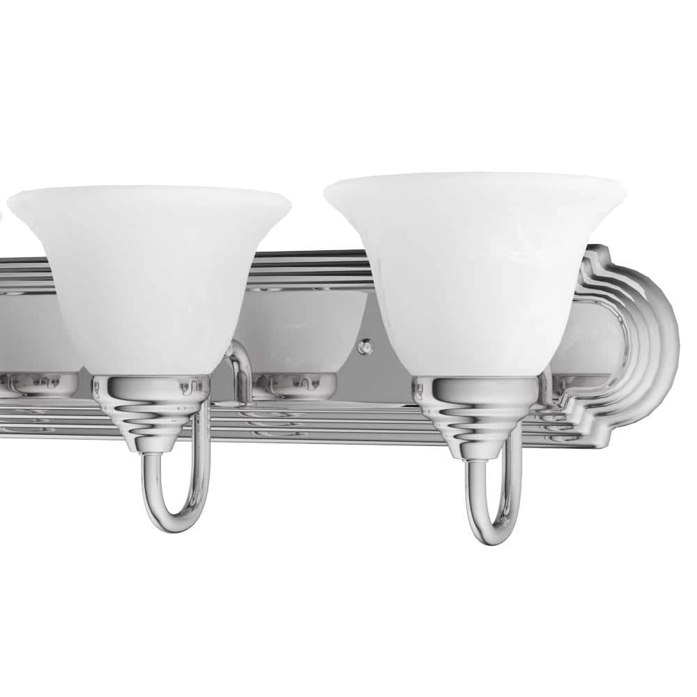 Essentials 3-Light Polished Chrome Bath Vanity by Maxim Lighting 3 Essentials 3-Light Polished Chrome Bath Vanity by Maxim Lighting - Image 3