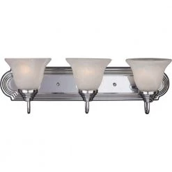 Essentials 3-Light Polished Chrome Bath Vanity by Maxim Lighting