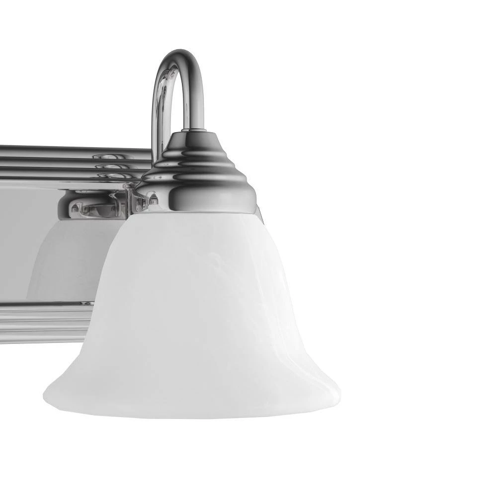 Essentials 3-Light Polished Chrome Bath Vanity by Maxim Lighting 2 Essentials 3-Light Polished Chrome Bath Vanity by Maxim Lighting - Image 2