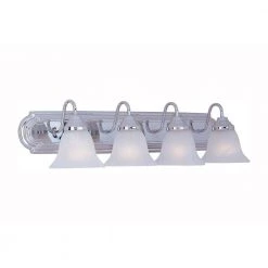Essentials 4-Light Polished Chrome Bath Vanity Light by Maxim Lighting