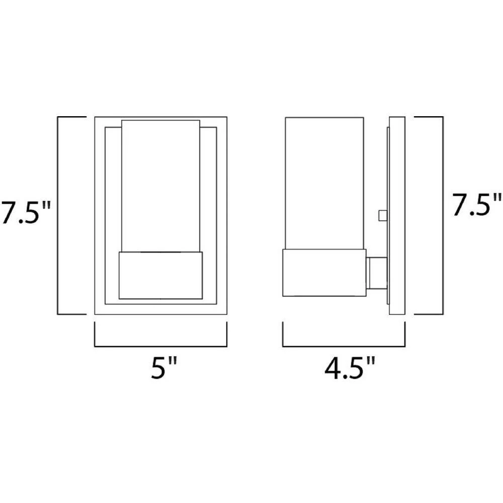 Silo 1-Light Polished Chrome Sconce by Maxim Lighting 2 Silo 1-Light Polished Chrome Sconce by Maxim Lighting - Image 2