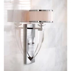 Metro 1-Light Polished Chrome Sconce by Maxim Lighting -Maxim Lighting Sales Store polished chrome maxim lighting wall sconces 39828bcwtpc c3 1000