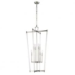 Lucent 8-Light Polished Nickel Pendant by Maxim Lighting