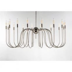 Willsburg 16-Light Polished Nickel Pendant by Maxim Lighting -Maxim Lighting Sales Store polished nickel maxim lighting chandeliers 22408pn 4f 1000