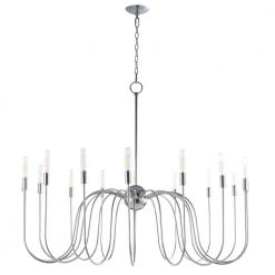 Willsburg 16-Light Polished Nickel Pendant by Maxim Lighting