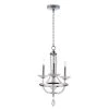Paris 3-Light Polished Nickel Chandelier by Maxim Lighting