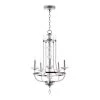 Paris 5-Light Black and Polished Nickel Chandelier by Maxim Lighting