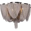 Chantilly 6-Light Polished Nickel Flush Mount by Maxim Lighting