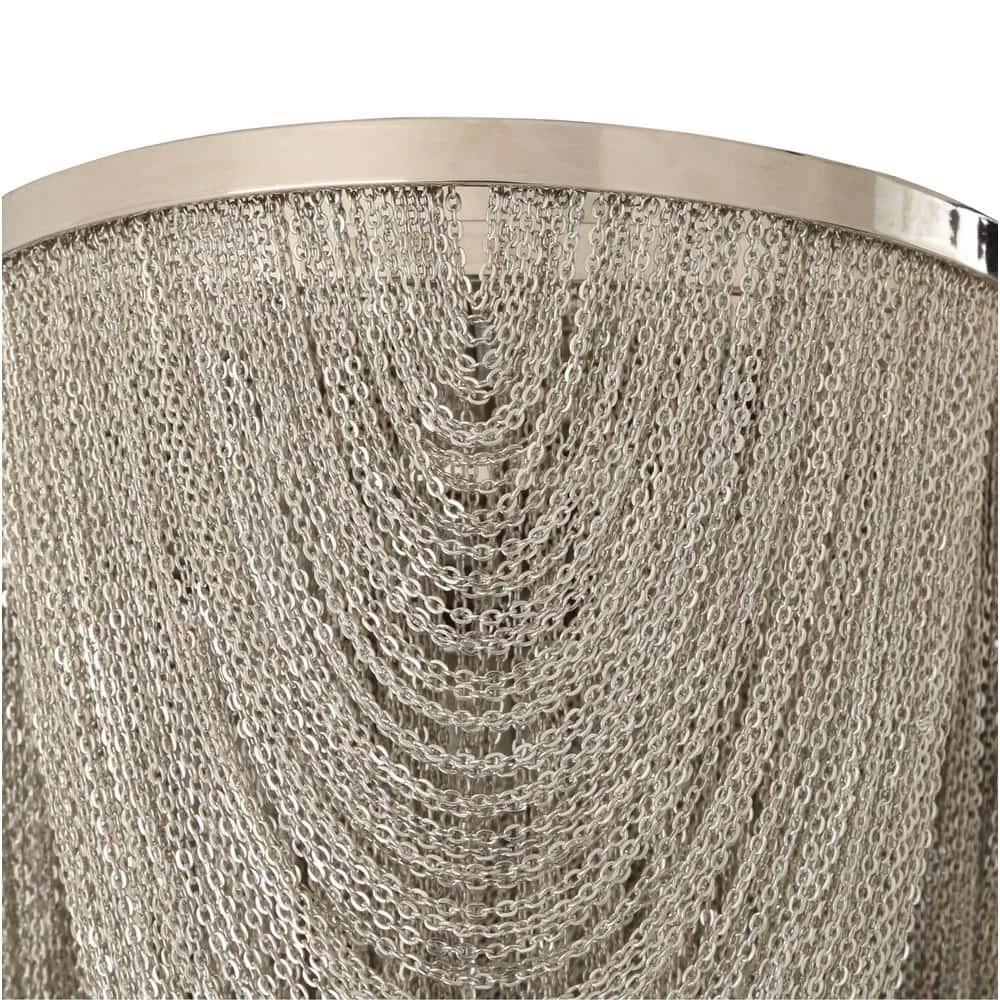 Chantilly 6-Light Polished Nickel Flush Mount by Maxim Lighting 2 Chantilly 6-Light Polished Nickel Flush Mount by Maxim Lighting - Image 2