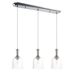 Centennial 3-Light Polished Nickel Pendant by Maxim Lighting