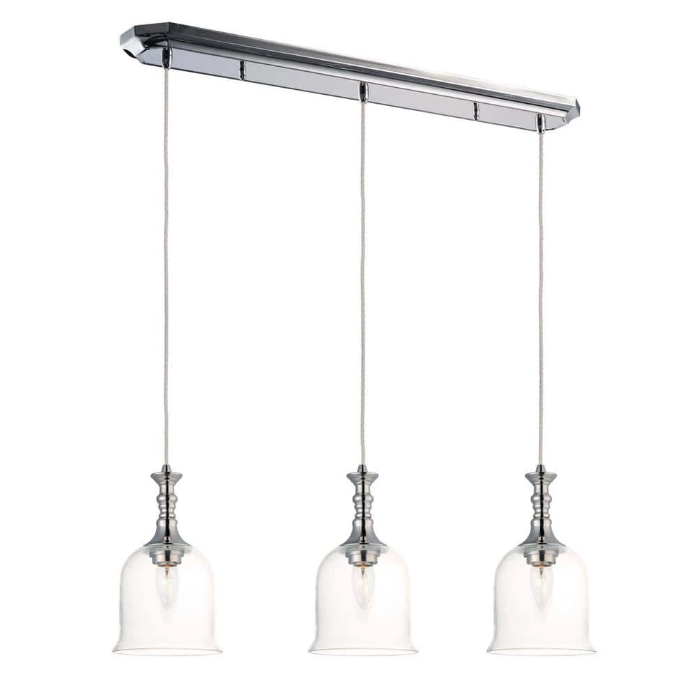 Centennial 3-Light Polished Nickel Pendant by Maxim Lighting 1 Centennial 3-Light Polished Nickel Pendant by Maxim Lighting