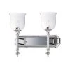 Centennial 18 in. Wide 2-Light Polished Nickel Vanity Light by Maxim Lighting