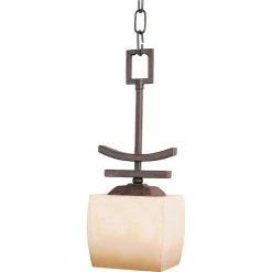 Asiana 1-Light Roasted Chestnut Mini Pendant by Maxim Lighting