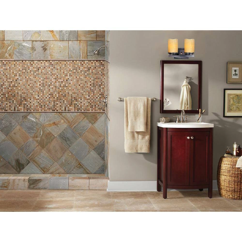 Luminous 2-Light Rustic Ebony Bath Vanity Light by Maxim Lighting 5 Luminous 2-Light Rustic Ebony Bath Vanity Light by Maxim Lighting - Image 5