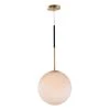 Vesper 1-Light Satin Brass/Black Pendant by Maxim Lighting