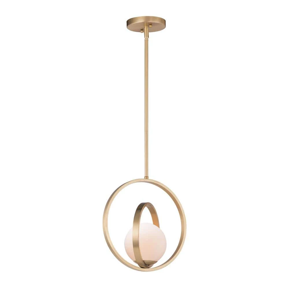Coronet 1-Light Satin Brass Pendant by Maxim Lighting 1 Coronet 1-Light Satin Brass Pendant by Maxim Lighting