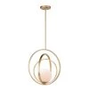 Coronet 1-Light Satin Brass Pendant by Maxim Lighting