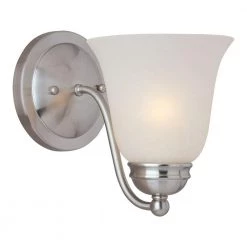 Basix EE 1-Light Satin Nickel Sconce by Maxim Lighting