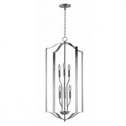 Provident 6-Light Satin Nickel Chandelier by Maxim Lighting