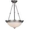 Essentials 3-Light Satin Nickel Pendant by Maxim Lighting