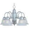 Builder Basics 5-Light Satin Nickel Chandelier by Maxim Lighting
