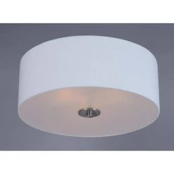 Bongo 3-Light Satin Nickel Flushmount by Maxim Lighting -Maxim Lighting Sales Store satin nickel maxim lighting flush mount lights 10010wlsn 1f 1000