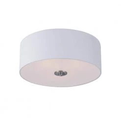 Bongo 3-Light Satin Nickel Flushmount by Maxim Lighting