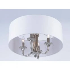 Bongo 4-Light Satin Nickel Semi-Flushmount by Maxim Lighting -Maxim Lighting Sales Store satin nickel maxim lighting flush mount lights 10013wlsn 1f 1000