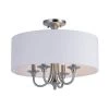 Bongo 4-Light Satin Nickel Semi-Flushmount by Maxim Lighting