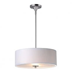 Bongo 3-Light Satin Nickel Semi-Flushmount by Maxim Lighting