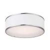 Prime 16 in. Satin Nickel Integrated LED Flushmount Light by Maxim Lighting