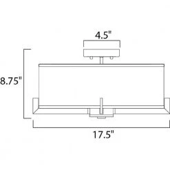 Nexus 3-Light Flush Mount by Maxim Lighting -Maxim Lighting Sales Store satin nickel maxim lighting flush mount lights 12050wtsn c3 1000