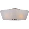 Finesse 3-Light Satin Nickel Flush Mount by Maxim Lighting