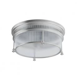 Hi-Bay 2-Light Satin Nickel Flush Mount by Maxim Lighting -Maxim Lighting Sales Store satin nickel maxim lighting flush mount lights 25000clsn a0 1000