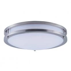 Linear LED 1-Light Satin Nickel Flush Mount by Maxim Lighting
