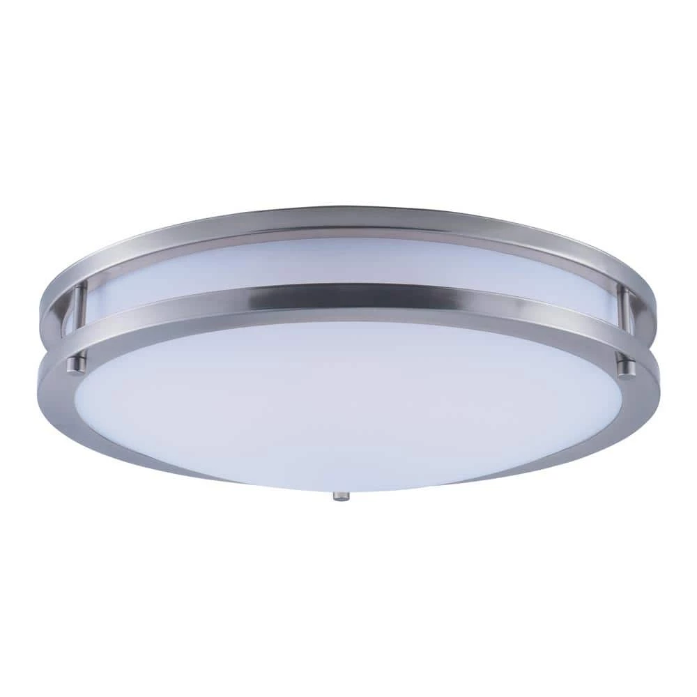 Linear LED 1-Light Satin Nickel Flush Mount by Maxim Lighting 1 Linear LED 1-Light Satin Nickel Flush Mount by Maxim Lighting
