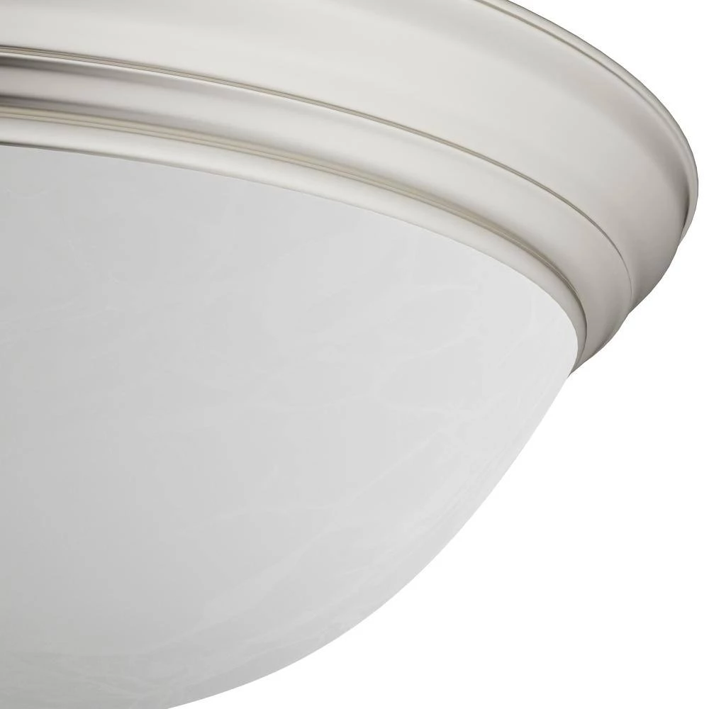 Essentials 1-Light Satin Nickel Flush Mount by Maxim Lighting 3 Essentials 1-Light Satin Nickel Flush Mount by Maxim Lighting - Image 3