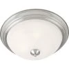 Essentials 1-Light Satin Nickel Flushmount by Maxim Lighting