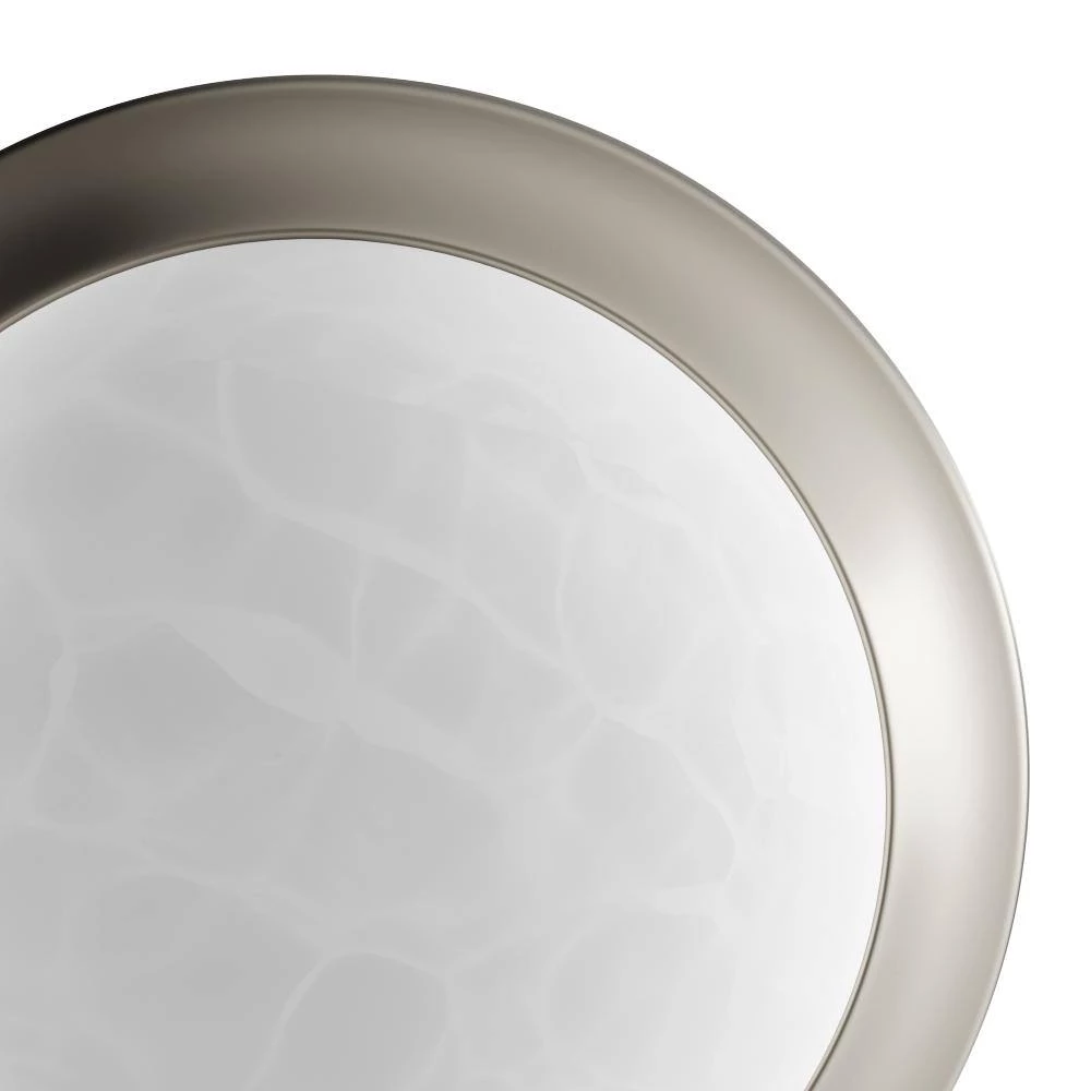 Essentials 3-Light Satin Nickel Flush Mount by Maxim Lighting 5 Essentials 3-Light Satin Nickel Flush Mount by Maxim Lighting - Image 5