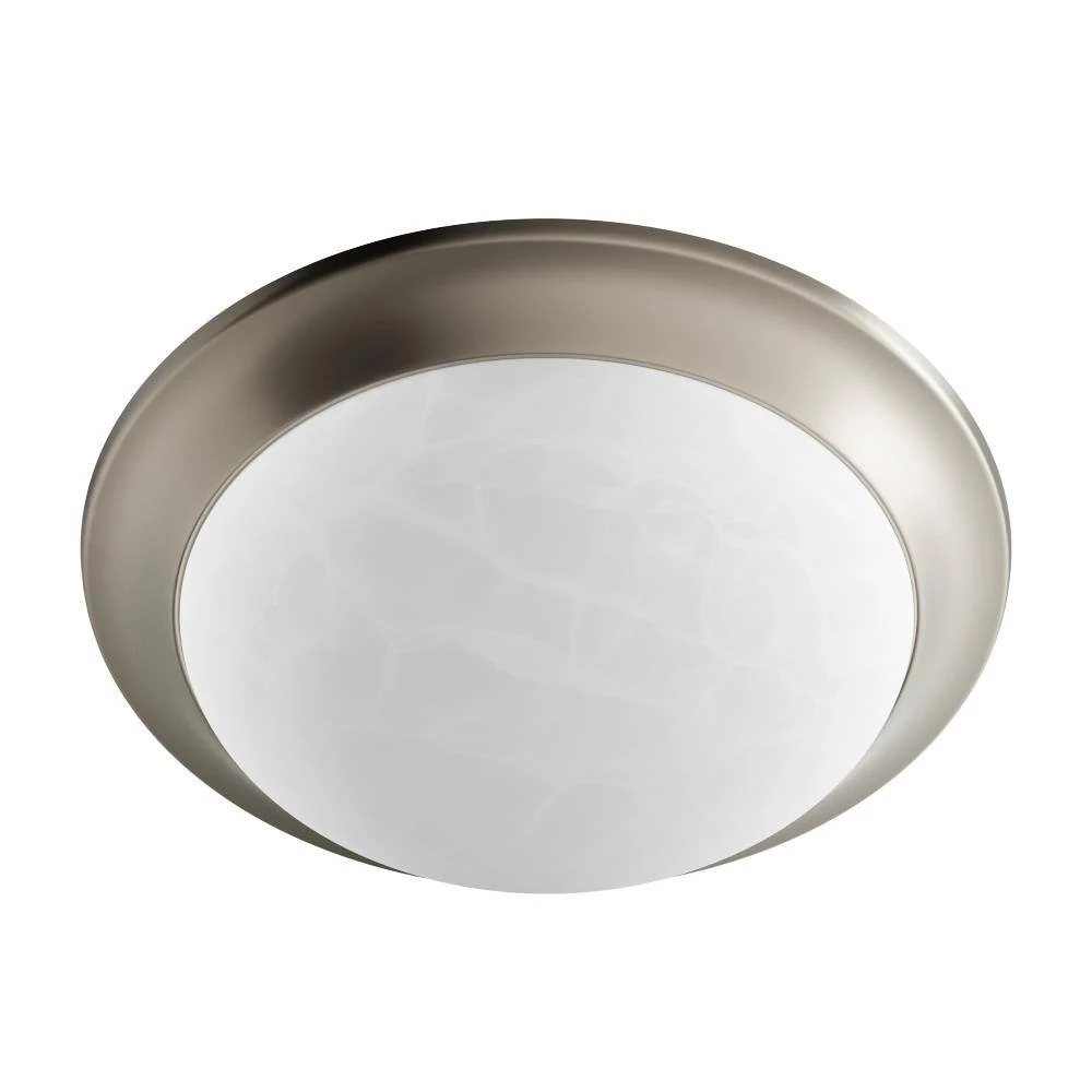 Essentials 3-Light Satin Nickel Flush Mount by Maxim Lighting 3 Essentials 3-Light Satin Nickel Flush Mount by Maxim Lighting - Image 3
