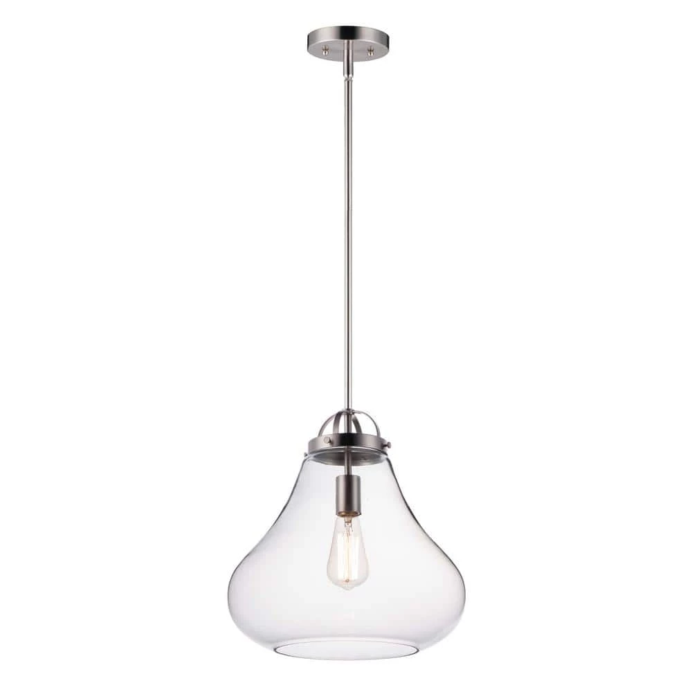 Stella 1-Light Satin Nickel Pendant by Maxim Lighting 1 Stella 1-Light Satin Nickel Pendant by Maxim Lighting