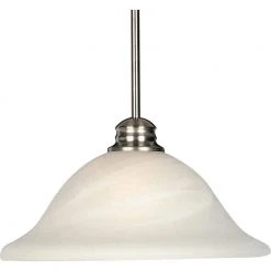 Essentials Satin Nickel 9106x-Single Pendant by Maxim Lighting