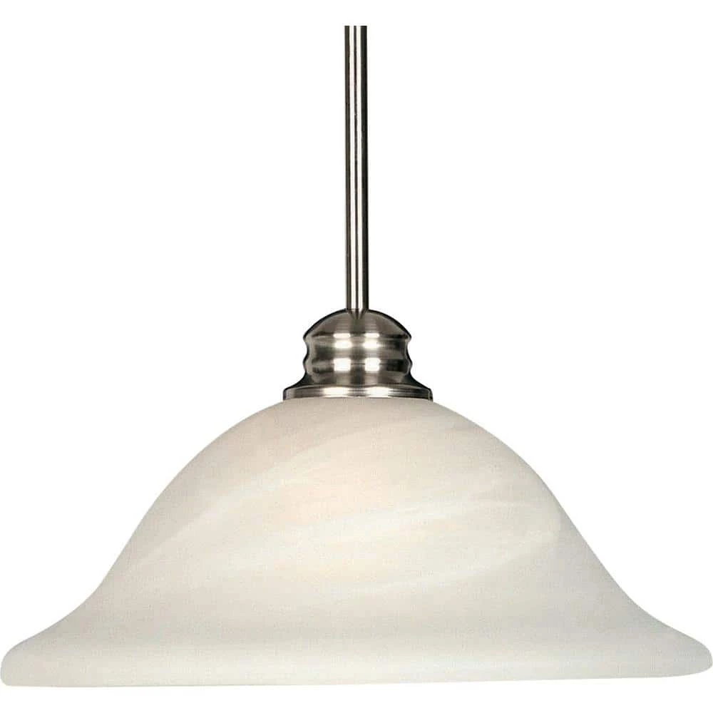 Essentials Satin Nickel 9106x-Single Pendant by Maxim Lighting 1 Essentials Satin Nickel 9106x-Single Pendant by Maxim Lighting