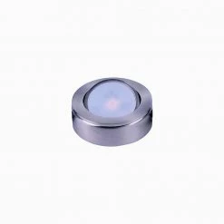 CounterMax 2.75 in. Wide LED Satin Nickel Under Cabinet Puck Light by Maxim Lighting