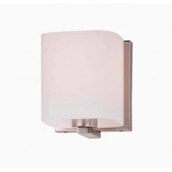 Wrap 4.75 in. Wide 1-Light Satin Nickel Vanity Light by Maxim Lighting