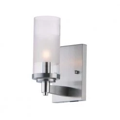 Crescendo 4.25 in. Wide Satin Nickel Sconce by Maxim Lighting