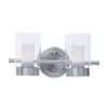 Mod 2-Light Satin Nickel Bath Vanity Light with Integrated LED by Maxim Lighting