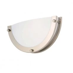 Linear 12 in. Wide Satin Nickel Sconce by Maxim Lighting